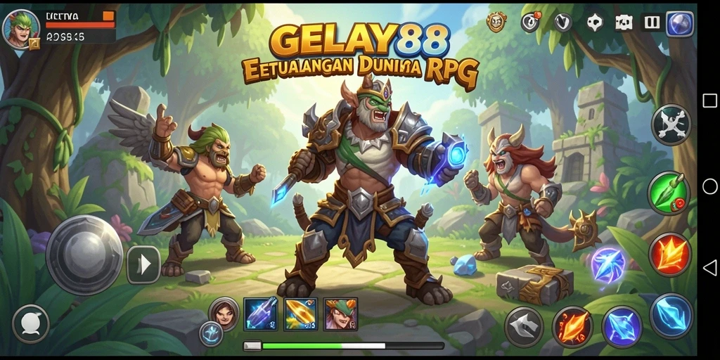 Tangkapan layar gameplay GELAY88 yang penuh aksi RPG menarik.