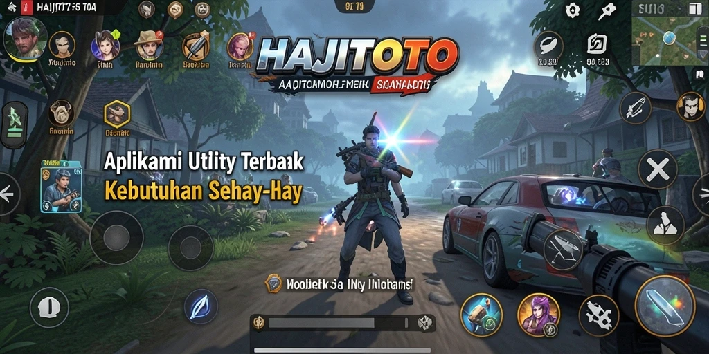 Tampilan intuitif dan fitur lengkap aplikasi HAJITOTO untuk kebutuhan sehari-hari.