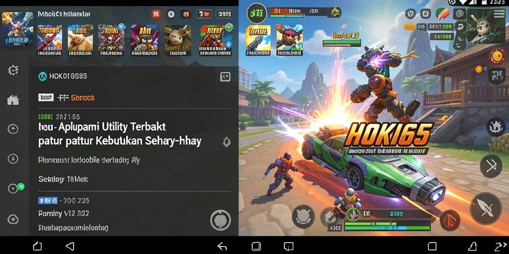 Tampilan interface HOKI65 yang sederhana dan fungsional.