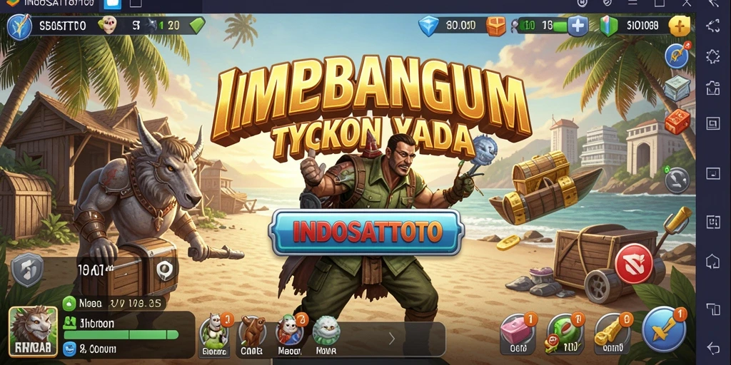 Tampilan gameplay <strong>INDOSATTOTO</strong> yang penuh warna dan menarik.