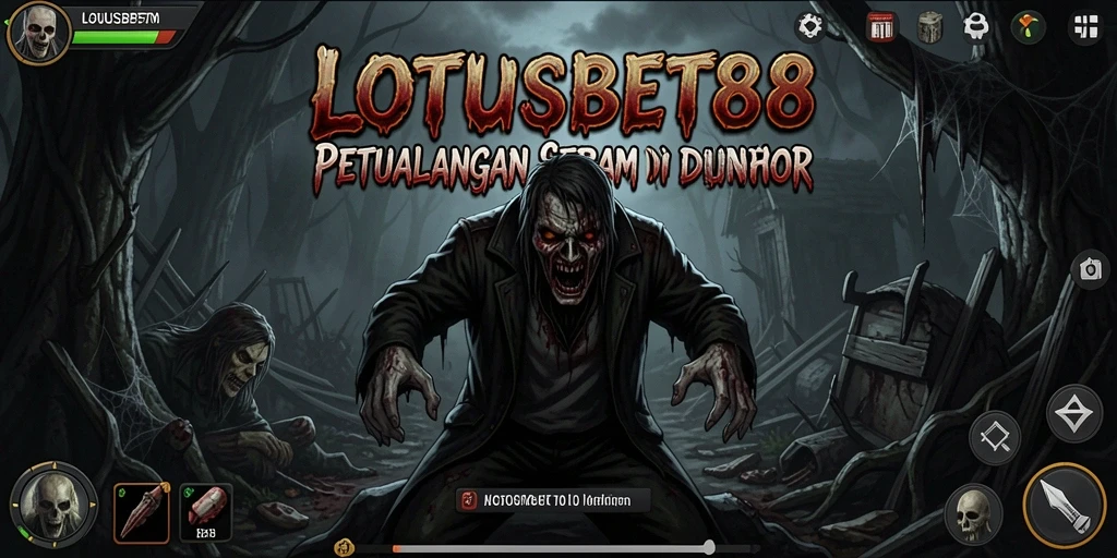 Screenshot gameplay LOTUSBET88 menampilkan suasana Horror yang mendalam dan menegangkan.