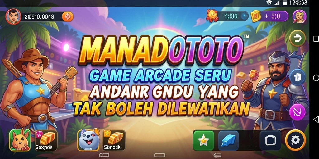 Tampilan gameplay seru dari MANADOTOTO yang menantang.
