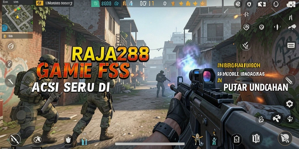 Screenshot RAJA288 menampilkan aksi tembak-menembak intens dan grafik yang mengagumkan.