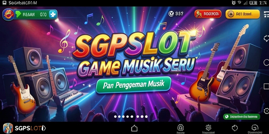 Tampilan gameplay seru di SGPSLOT dengan irama musik yang menantang.